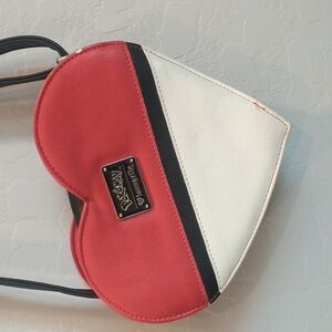 Pokemon Loungefly Y2K 90's Red and White Heart Crossbody Bag